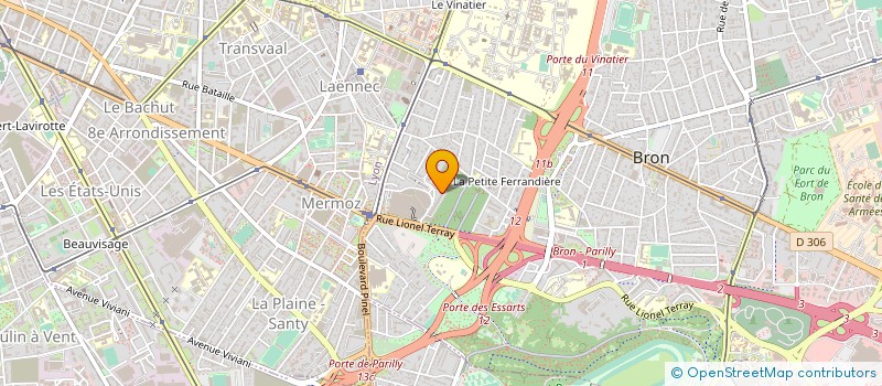 localisation de l'entreprise IMAGIN'AIR à BRON