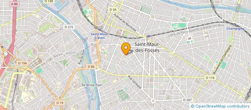 localisation de l'entreprise IMAGIN'ARGILE à SAINT-MAUR-DES-FOSSES