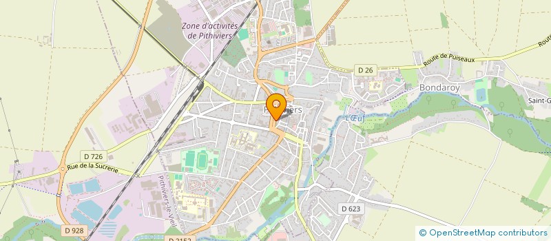localisation de l'entreprise IMAGIN'+ EURL  PITHIVIERS