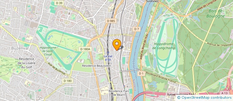 localisation de l'entreprise IMAGIN HOLDING  SAINT-CLOUD