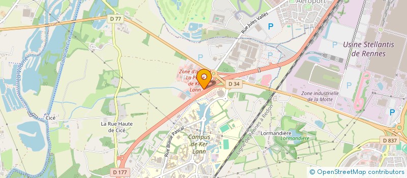 localisation de l'entreprise IMAGIN MEDIA  BRUZ