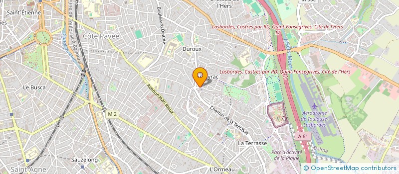localisation de l'entreprise IMAGIN'OC à TOULOUSE