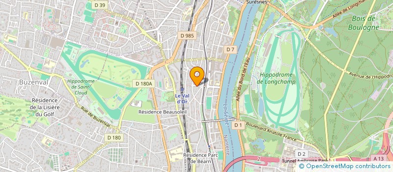 localisation de l'entreprise IMAGIN PROPERTY à SAINT-CLOUD