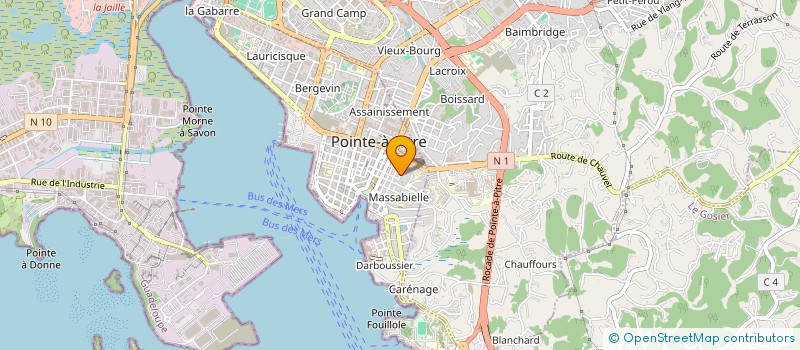 localisation de l'entreprise IMAGIN'R à POINTE A PITRE