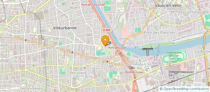 localisation de l'entreprise IMAGIN'TOIT à VILLEURBANNE