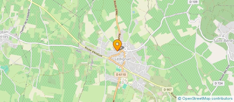 localisation de l'entreprise IMAGINA ' SON  LEDIGNAN