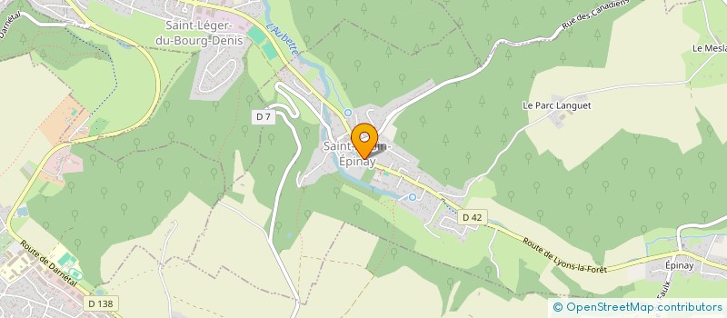 localisation de l'entreprise IMAGINALE  SAINT-AUBIN-EPINAY