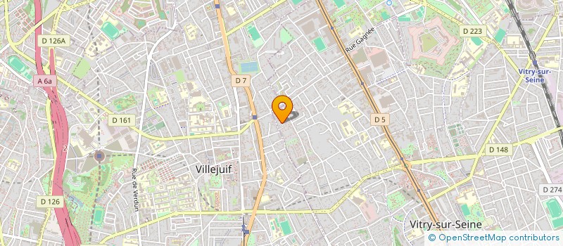 localisation de l'entreprise IMAGINALIA à VITRY-SUR-SEINE