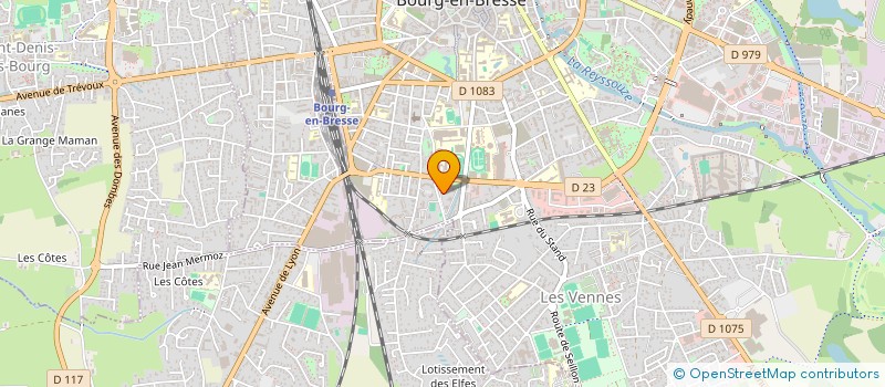 localisation de l'entreprise IMAGINATIONS REALISATIONS INITIATIVES SOLIDAIRES à BOURG-EN-BRESSE