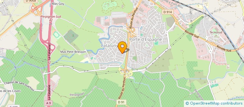 localisation de l'entreprise IMAGINE 24 - BERGERAC  PERPIGNAN