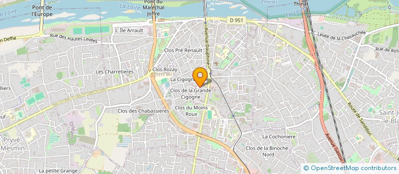 localisation de l'entreprise IMAGINE à ORLEANS