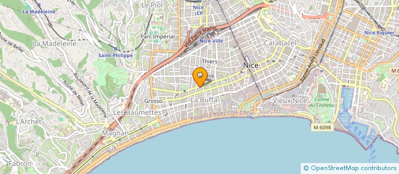 localisation de l'entreprise IMAGINE à NICE