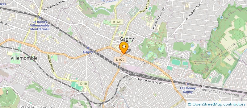 localisation de l'entreprise IMAGINE à GAGNY