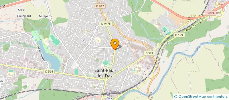 localisation de l'entreprise IMAGINE à SAINT-PAUL-LES-DAX