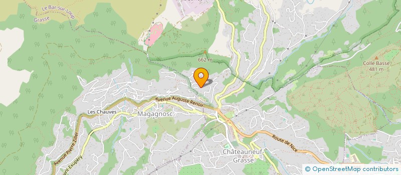 localisation de l'entreprise IMAGINE  CHATEAUNEUF-GRASSE