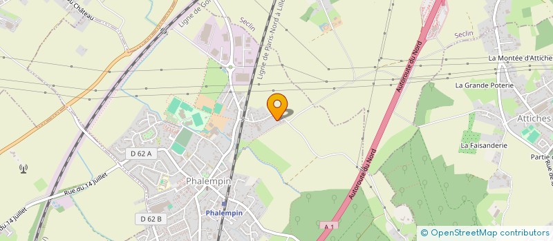 localisation de l'entreprise IMAGINE  PHALEMPIN