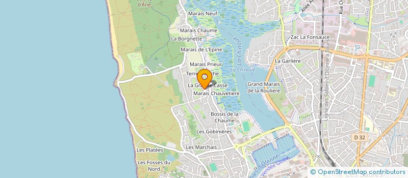 localisation de l'entreprise IMAGINE à LES SABLES-D'OLONNE