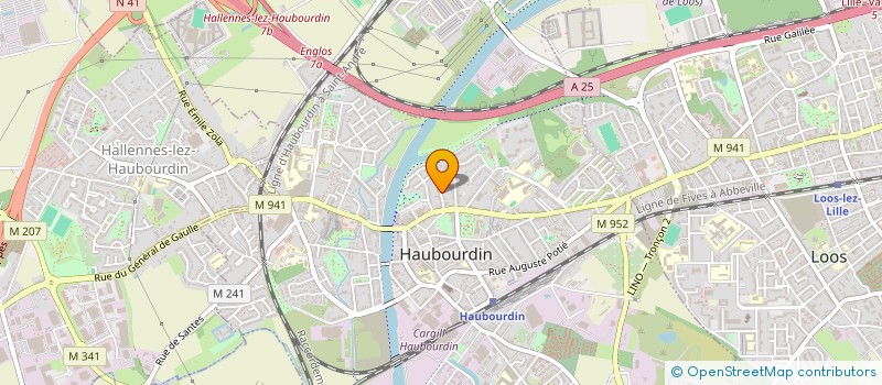 localisation de l'entreprise IMAGINE  HAUBOURDIN