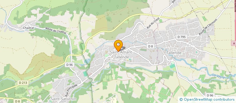 localisation de l'entreprise IMAGINE!...  SAINT-AMANT-TALLENDE