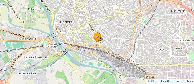 localisation de l'entreprise IMAGINE BEZIERS  BEZIERS