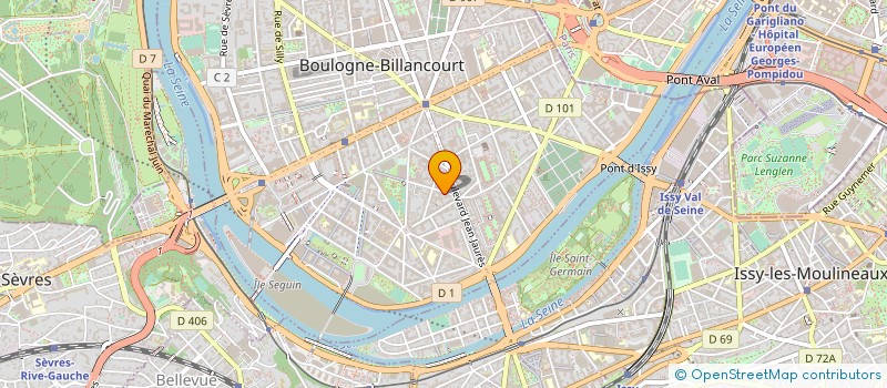 localisation de l'entreprise IMAGINE COMPANY à BOULOGNE-BILLANCOURT