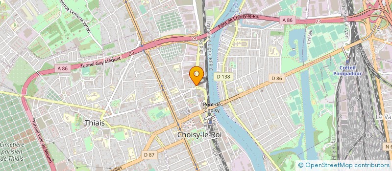 localisation de l'entreprise IMAGINE CONCEPT INTERIEUR à CHOISY-LE-ROI