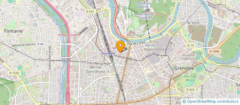 localisation de l'entreprise IMAGINE CONSEIL  GRENOBLE