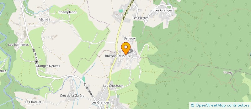 localisation de l'entreprise IMAGINE COTE TRAVAUX à GRUFFY