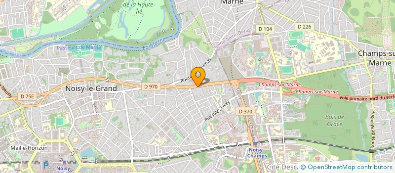 localisation de l'entreprise IMAGINE DECOR à NOISY-LE-GRAND