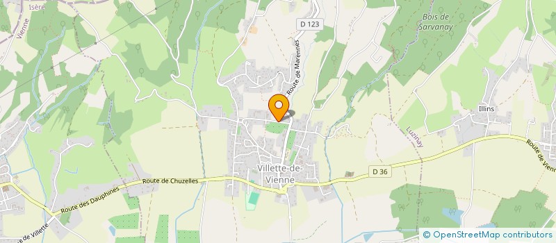 localisation de l'entreprise IMAGINE DEVELOPPEMENT  VIENNE