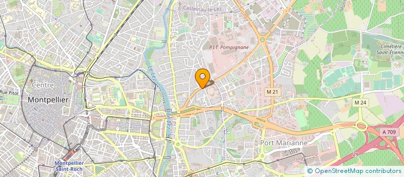 localisation de l'entreprise IMAGINE'ET SARL à MONTPELLIER