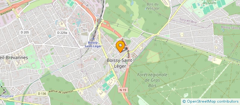localisation de l'entreprise IMAGINE ET SENS à BOISSY-SAINT-LEGER