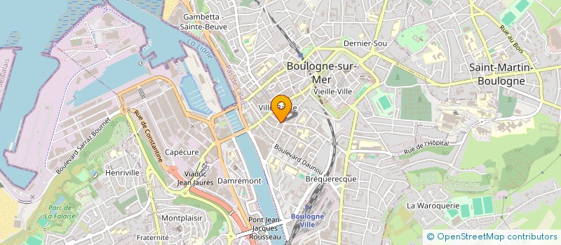localisation de l'entreprise IMAGINE FINANCES à BOULOGNE-SUR-MER