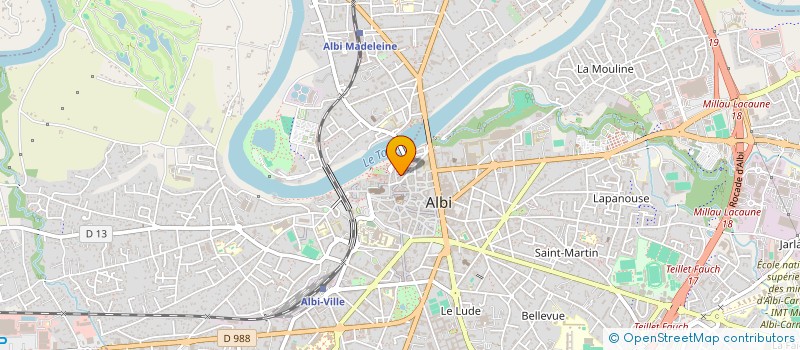 localisation de l'entreprise IMAGINE L'AVENIR à ALBI