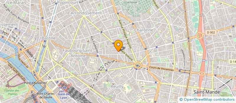 localisation de l'entreprise IMAGINE LE MONDE à PARIS