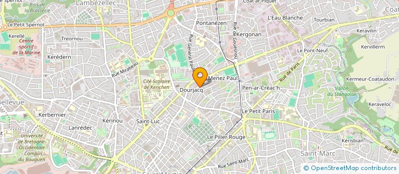 localisation de l'entreprise IMAGINE PLUS à BREST