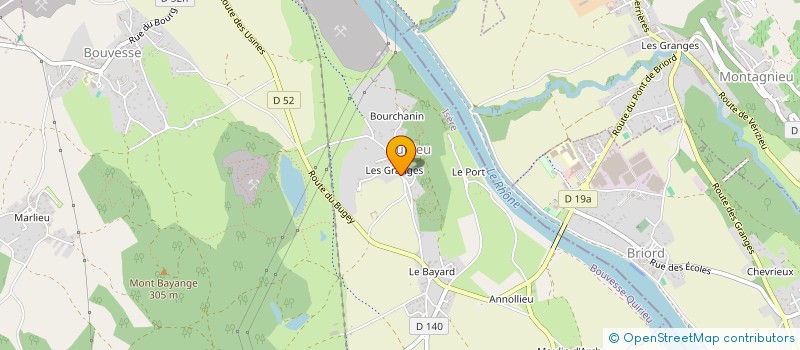 localisation de l'entreprise IMAGINE QUIRIEU  BOUVESSE-QUIRIEU