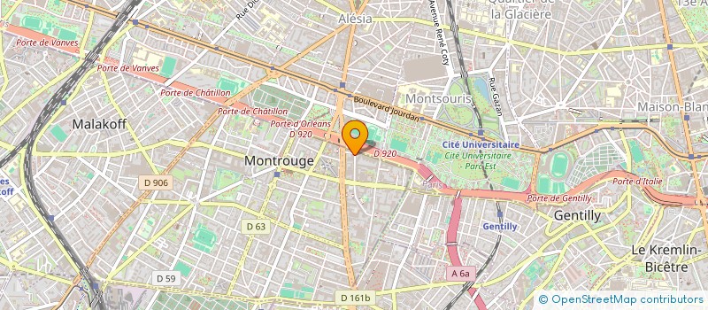 localisation de l'entreprise IMAGINE RESOURCES  MONTROUGE