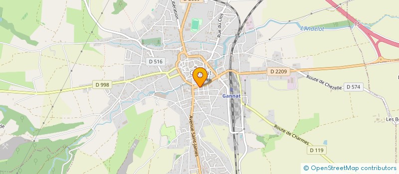 localisation de l'entreprise IMAGINE TON CREDIT FINANCE  BELLERIVE-SUR-ALLIER