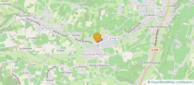 localisation de l'entreprise IMAGINE TRAVAUX à PORTE-DES-PIERRES-DOREES