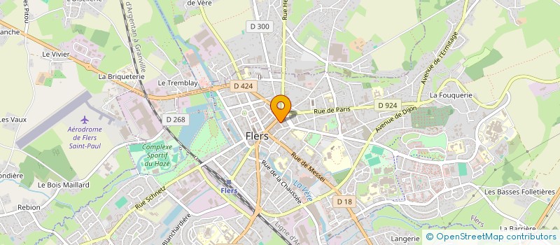 localisation de l'entreprise IMAGINE & VOUS à FLERS