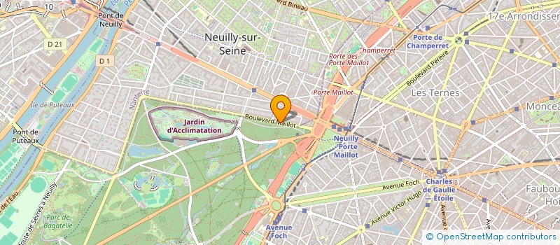 localisation de l'entreprise IMAGINEAR à NEUILLY-SUR-SEINE