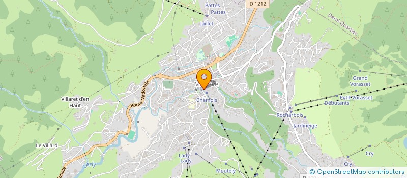 localisation de l'entreprise IMAGINEPHOTOS.FR  MEGEVE