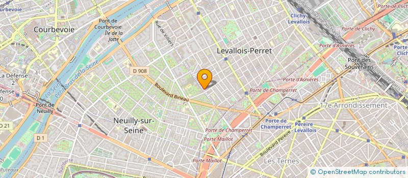 localisation de l'entreprise IMAGINEUS à LEVALLOIS-PERRET