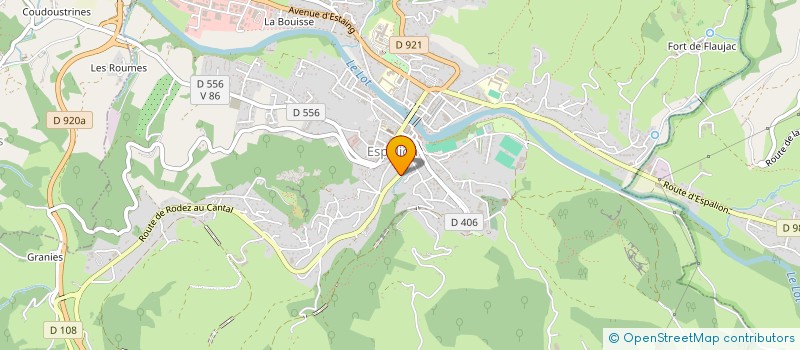 localisation de l'entreprise IMAGINEWEB  ESPALION