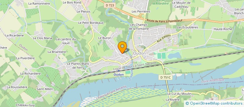 localisation de l'entreprise IMAGINHOME  OUDON