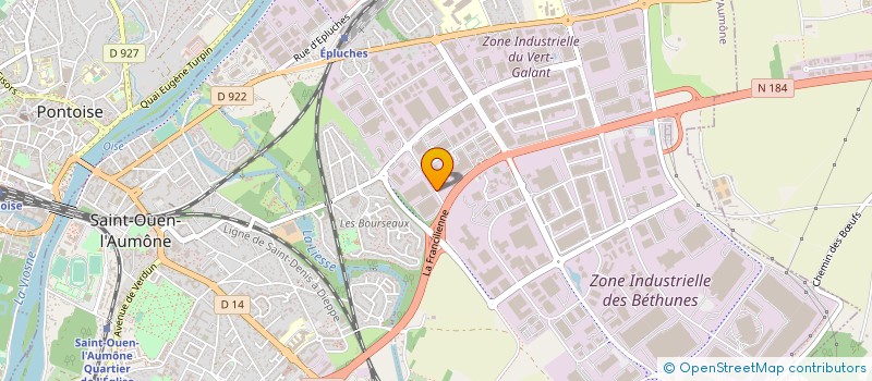 localisation de l'entreprise IMAGIQUE  SAINT-OUEN-L'AUMONE