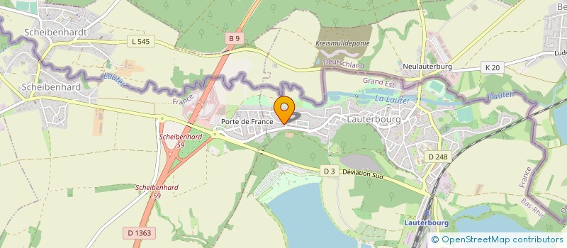 localisation de l'entreprise IMAGISSIMO à LAUTERBOURG