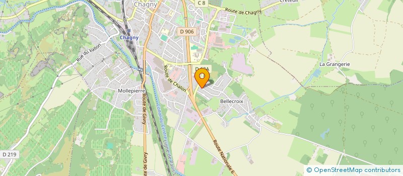 localisation de l'entreprise IMAGJIMMO'71  CHAGNY