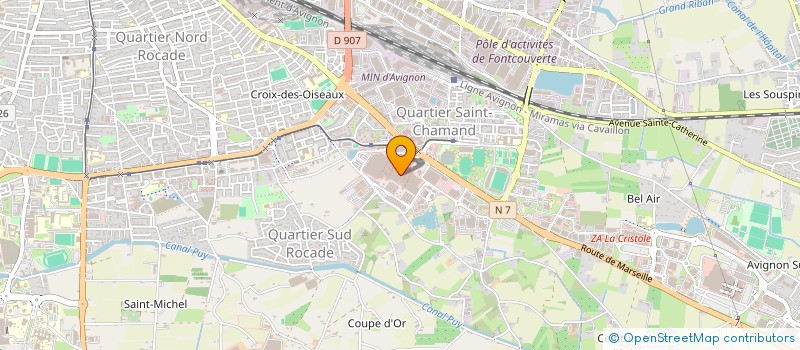 localisation de l'entreprise IMAGO à AVIGNON